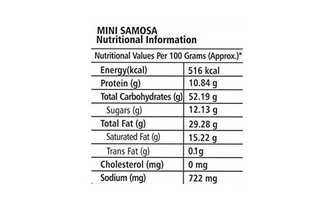 Prakash Dry Fruit Mini Samosa    Box  200 grams